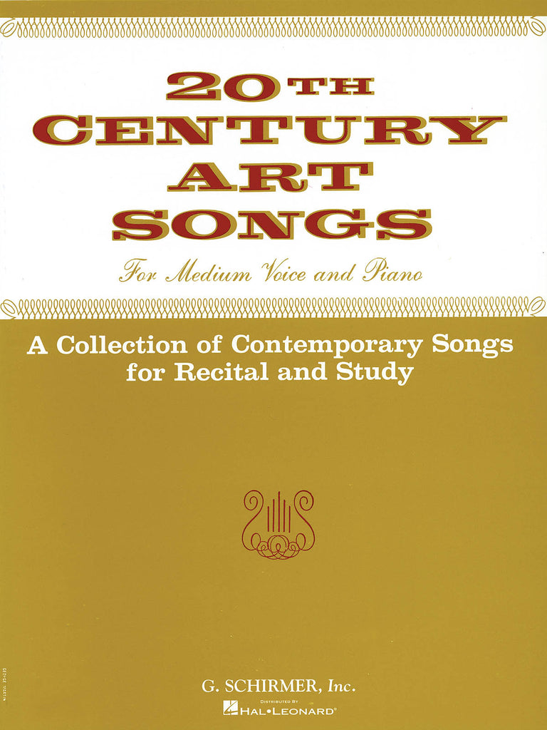 Various – Twentieth Century Art Songs for Recital and Study – Medium Voice and Piano