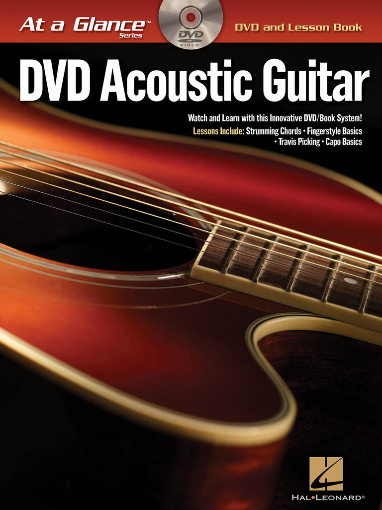 Johnson and Mueller - At-A-Glance: DVD Acoustic Guitar (w/DVD) - Guitar Method