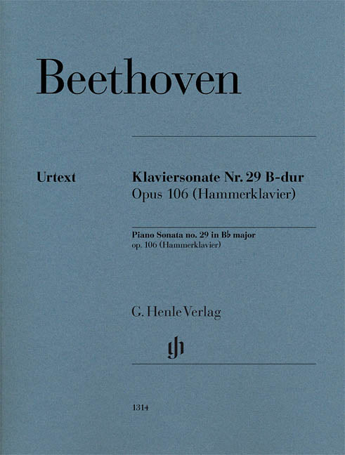 Beethoven, ed. Wallner – Piano Sonata No. 29 in B-flat Major, Op. 106 (Hammerklavier) – Piano