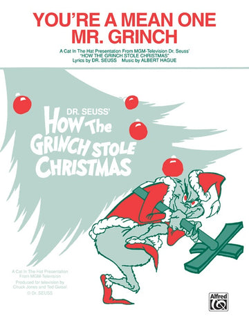 Hague and Seuss - You're a Mean One, Mr. Grinch - Piano, Vocal, Guitar w/Chords