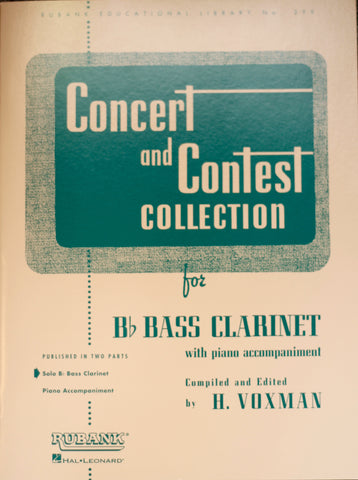 Voxman, ed. - Concert and Contest Collection - Bass Clarinet Anthology