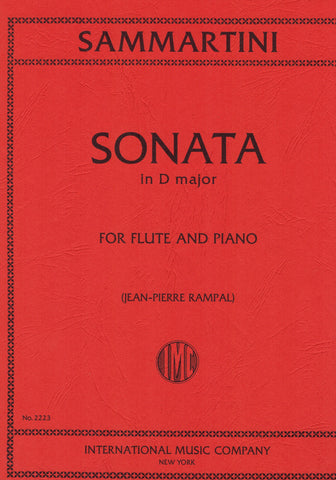 Sammartini, ed. Rampal - Sonata in D Major - Flute and Piano