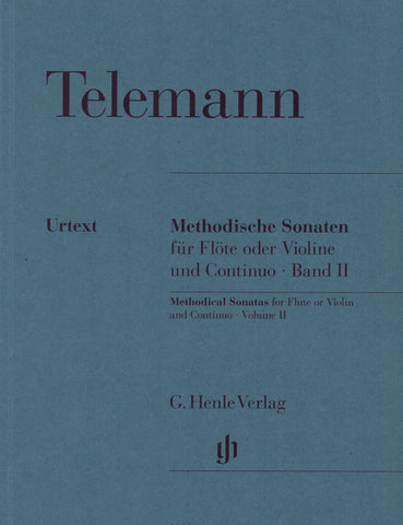 Telemann - Methodical Sonatas for  Flute or Violin and Continuo, Vol. 2 -  Flute (or Violin) and Continuo