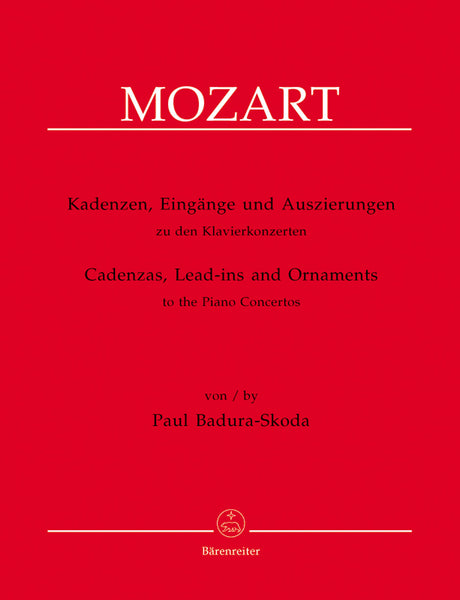 Mozart - Cadenzas, Lead-ins and Ornaments to the Piano Concertos - 2 Pianos, 4 Hands