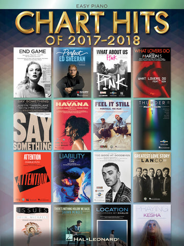 Various – Chart Hits of 2017-2018 – Easy Piano