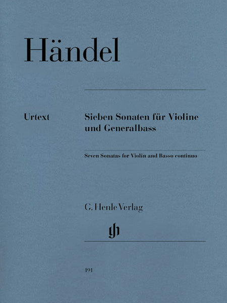 Handel - Seven Sonatas, Op. 1 - Violin and Basso Continuo