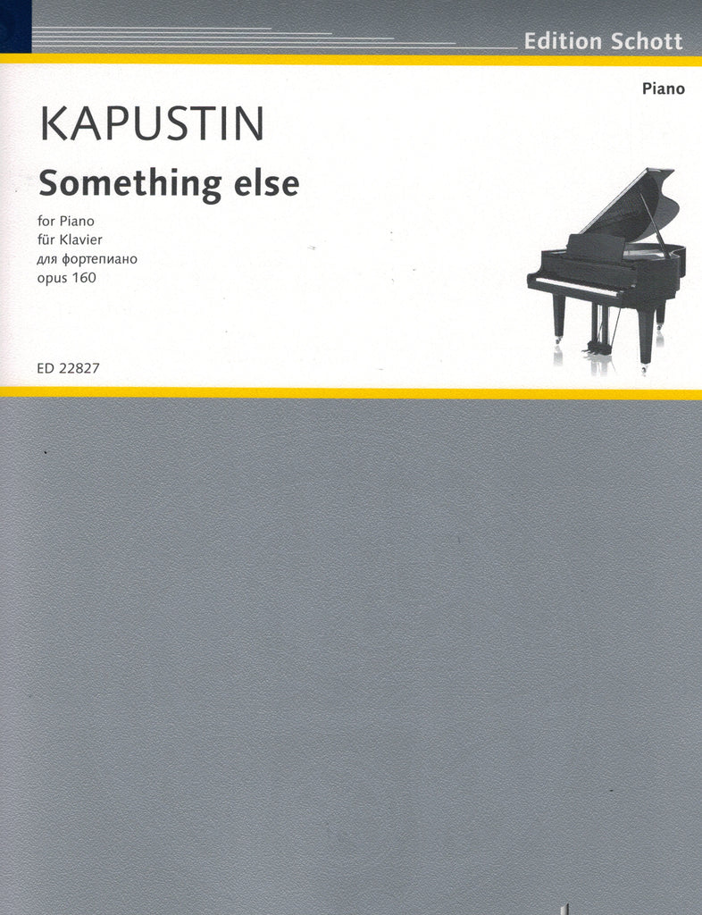 Kapustin – Something Else, Op. 160 – Piano