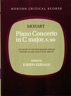 Mozart, ed. Kerman - Piano Concerto in C Major, K. 503 - Critical Score