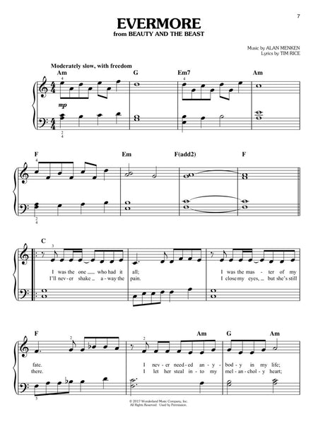 Various – Songs from A Star is Born, The Greatest Showmann, La La Land, and More Movie Musicals – Easy Piano