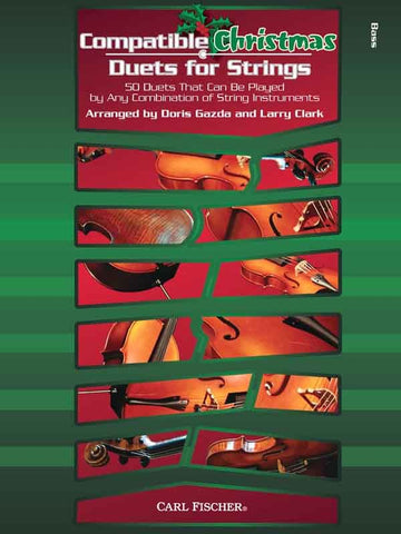 Gazda and Clark, arrs. - Compatible Christmas Duets for Strings - Contrabass Part