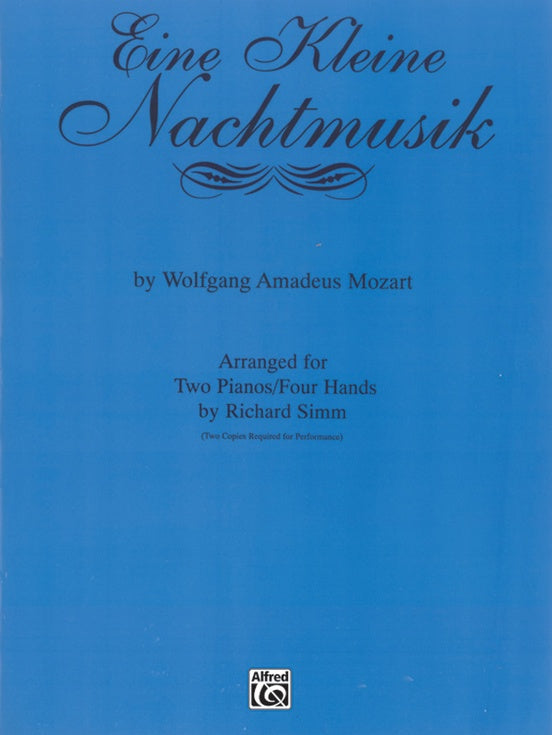 Mozart - Eine Kleine Nachtmusik - 2 Pianos, 4 Hands