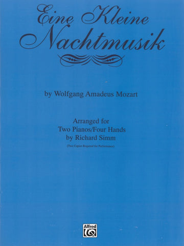 Mozart - Eine Kleine Nachtmusik - 2 Pianos, 4 Hands