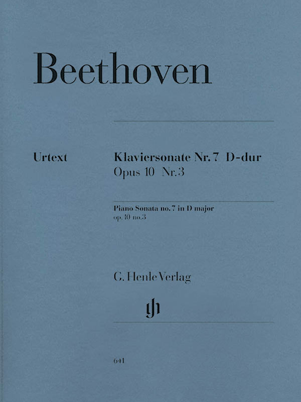 Beethoven, ed. Wallner – Piano Sonata No. 7 in D Major, Op. 10/3 – Piano