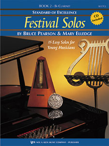 Standard of Excellence: Festival Solos, Book 2 (w/CD) - Clarinet