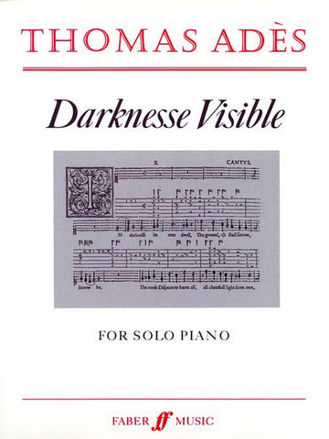 Ades – Darknesse Visible – Piano