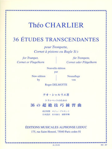 Charlier - Etudes Transcendantes - Trumpet