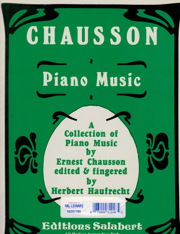 Chausson, ed. Haufrecht – Piano Music – Piano