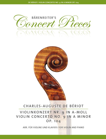 De Beriot - Violin Concerto No. 9 in A Minor, Op. 104 - Violin and Piano