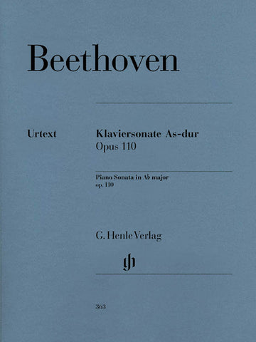 Beethoven, ed. Wallner - Piano Sonata No. 31 in Ab Major, Op. 110  - Piano Solo