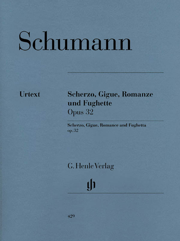 Schumann, ed. Haug-Freienstein – Scherzo, Gigue, Romance, and Fughetta, Op. 32 – Piano