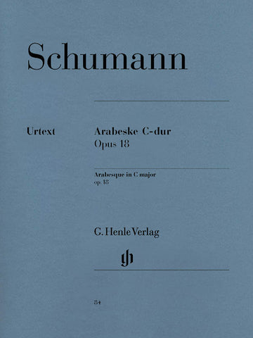 Schumann, ed. Herttrich – Arabesque in C Major, Op. 18 – Piano