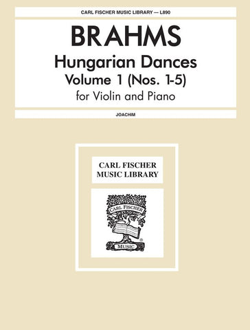 Brahms, ed. Joachim - Hungarian Dances, Vol. 1 - Violin and Piano