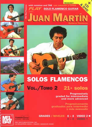 Martin - Play Solo Flamenco Guitar with Juan Martin, Vol. 2 (w/CD and DVD) - Guitar Method