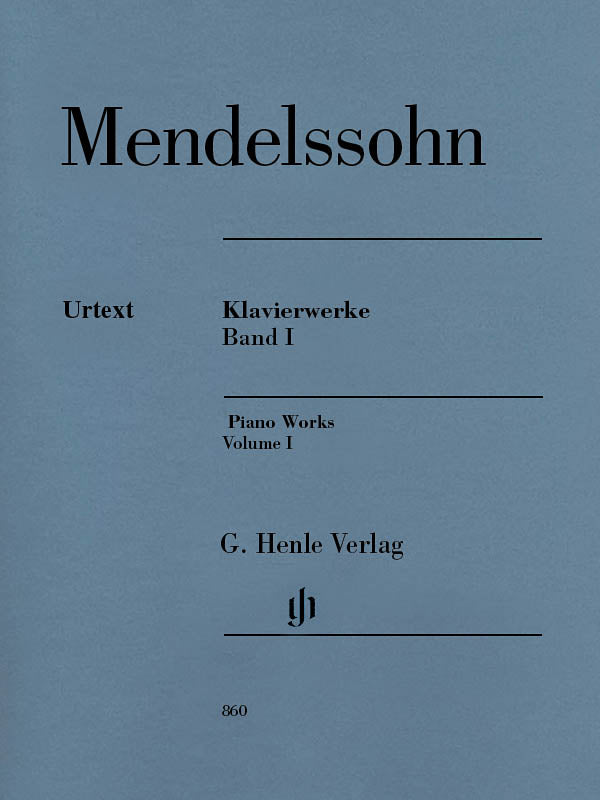 Mendelssohn, eds. Scheidler et al. – Piano Works, Vol. 1 – Piano