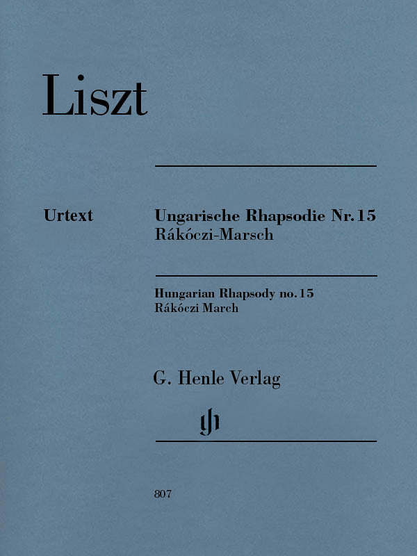 Liszt, ed. Herttrich – Hungarian Rhapsody No. 15 (Rakoczi March) – Piano