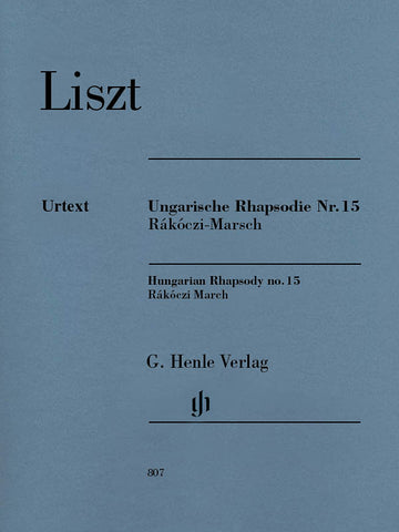 Liszt, ed. Herttrich – Hungarian Rhapsody No. 15 (Rakoczi March) – Piano