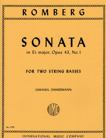 Romberg - Sonata No. 1 in Bb, Op. 43 - 2 String Basses