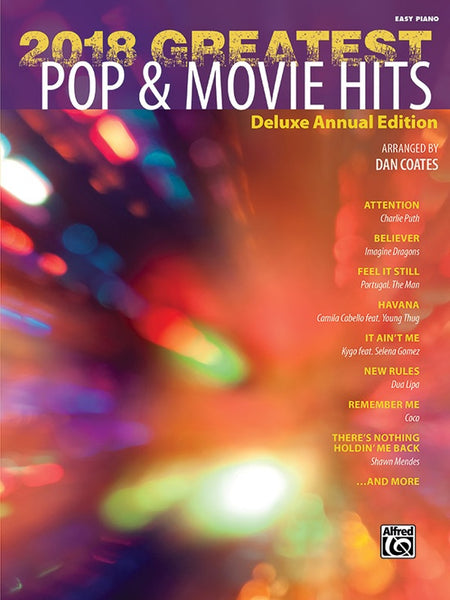 Various - 2018 Greatest Pop & Movie Hits - Easy Piano