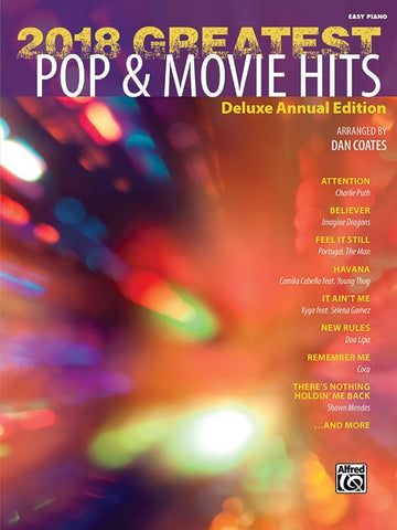 Various - 2018 Greatest Pop & Movie Hits - Easy Piano