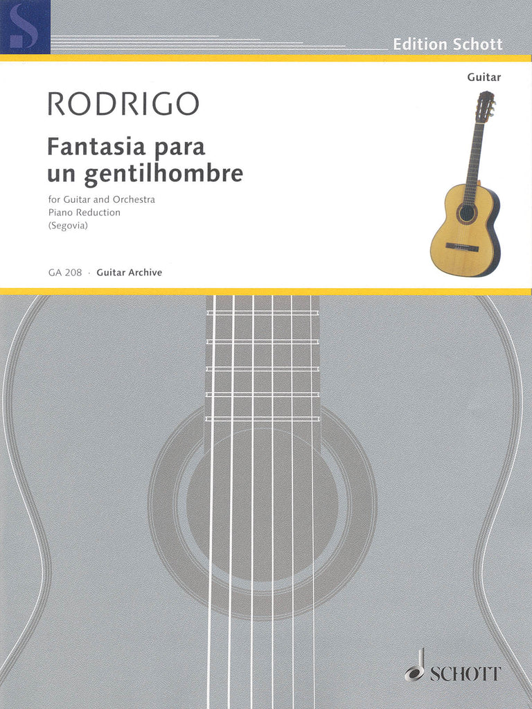 Rodrigo, arr. Segovia - Fantasia Para un Gentilhombre (1954) - Guitar and Piano