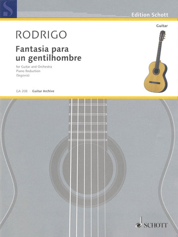 Rodrigo, arr. Segovia - Fantasia Para un Gentilhombre (1954) - Guitar and Piano