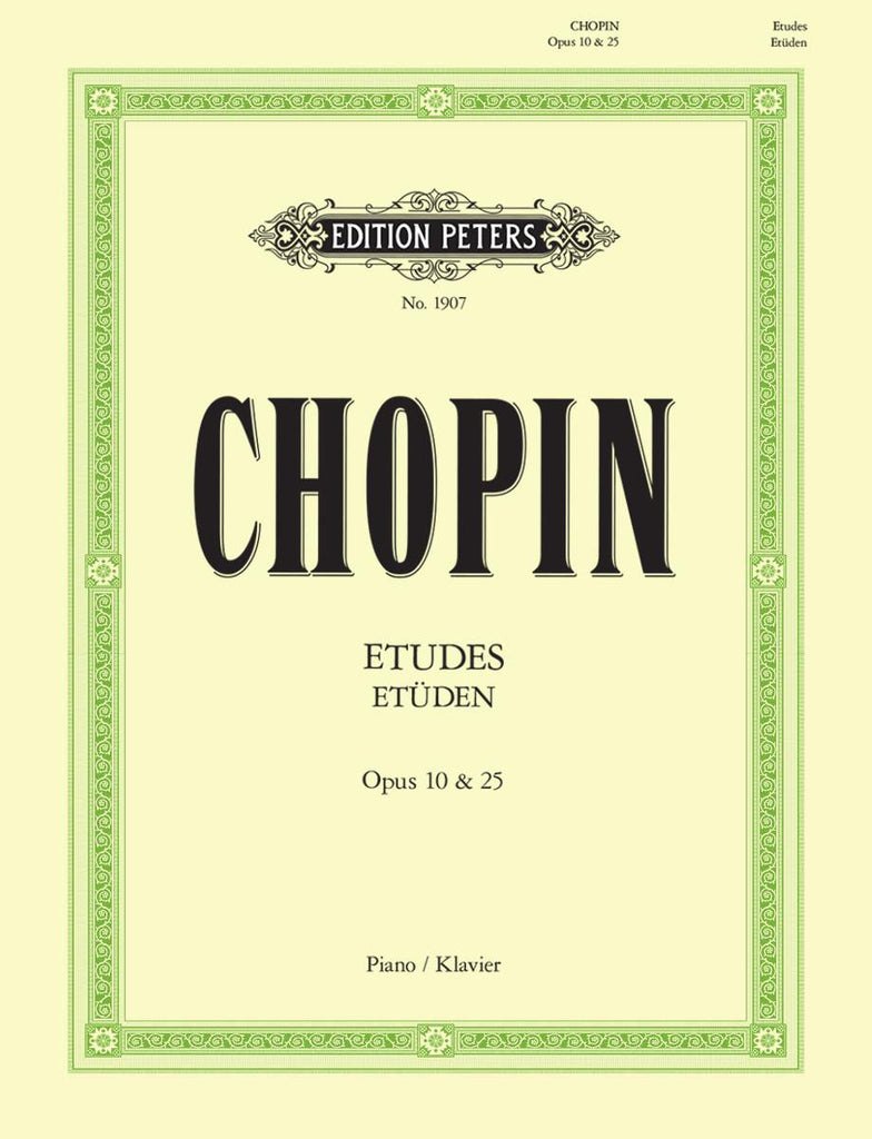 Chopin, ed. von Pozniak & Scholtz - Etudes, Op. 10, 25 - Piano
