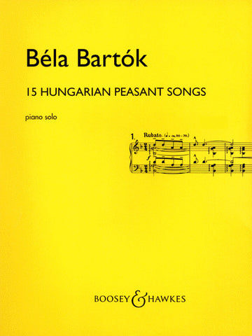 Bartok – 15 Hungarian Peasant Songs – Piano