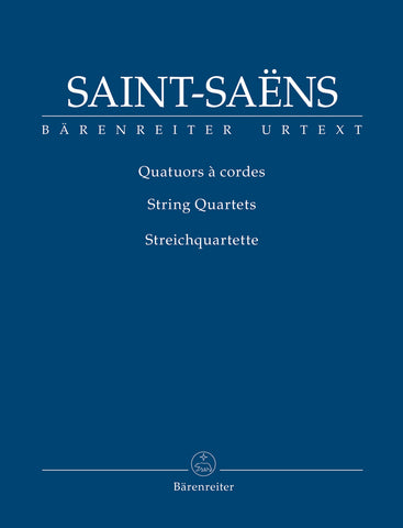 Saint-Saens, ed. Guilloux – String Quartets – Study Score