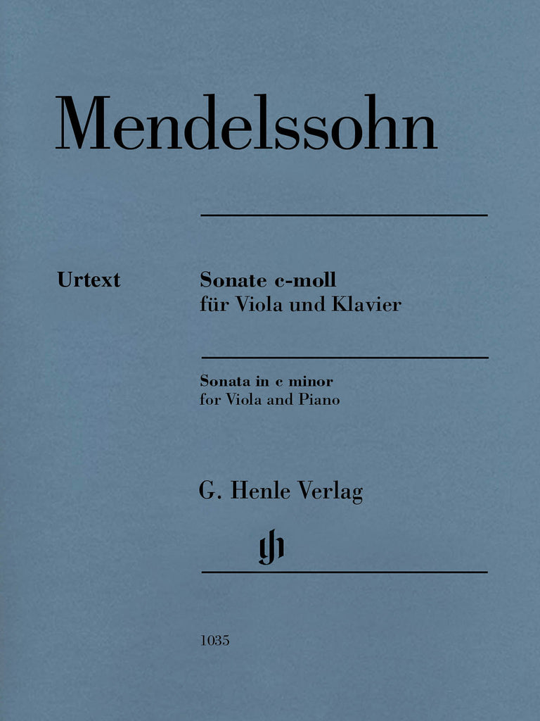 Mendelssohn - Sonata in C minor - Viola and Piano