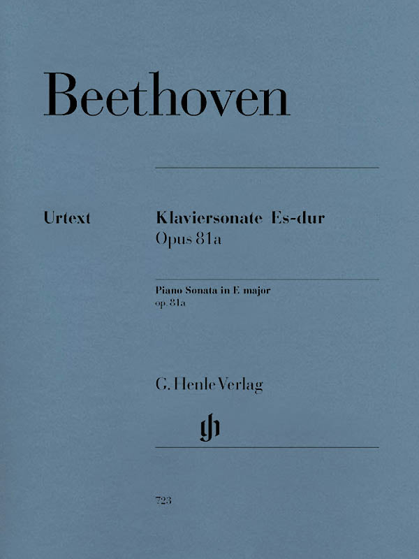 Beethoven, ed. Wallner – Piano Sonata No. 26 in E Flat Major, Op. 81a – Piano