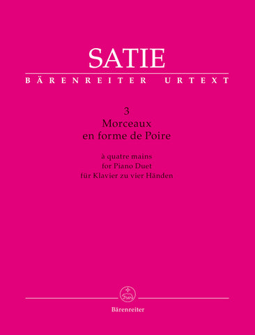 Satie - Morceaux en Forme de Poire - Piano, 4 Hands