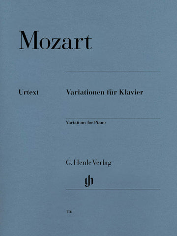 Mozart - Variations for Piano - Piano Solo