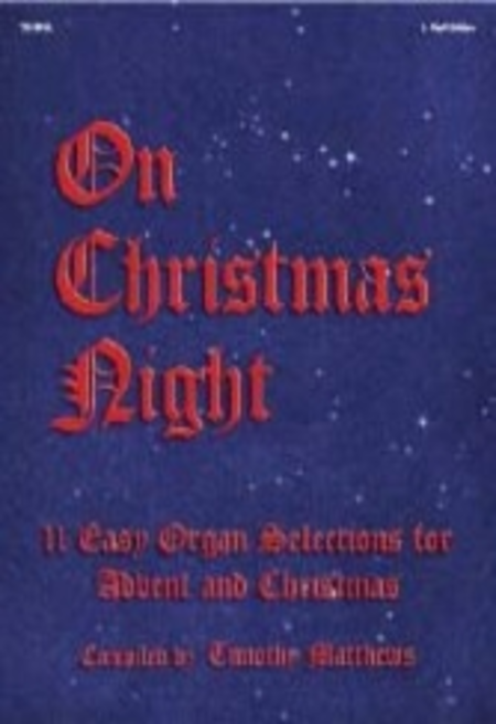 Matthews, ed. - On Christmas Night - Easy Organ Manuals Only