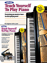 Alfred's Teach Yourself to Play Piano (w/DVD) - Piano Method
