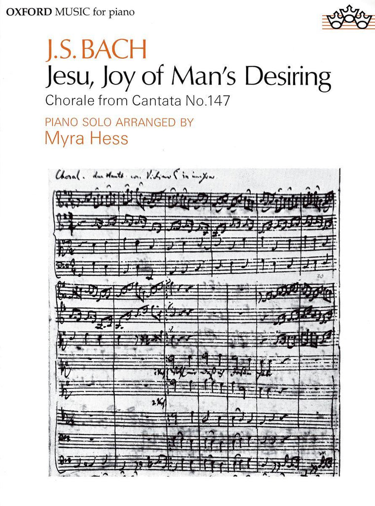 Bach, arr. Hess – Jesu, Joy of Man's Desiring – Piano