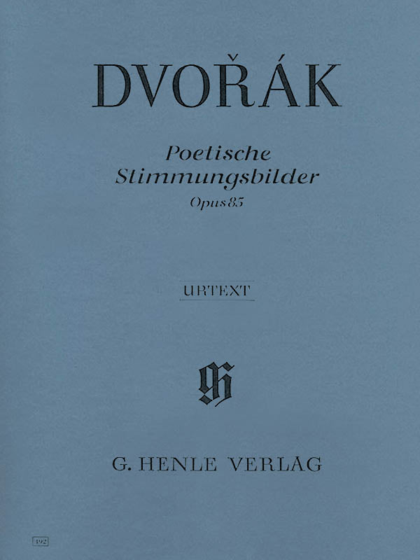 Dvorak, ed. Pospisil – Poetic Tone Poems, Op. 85 – Piano