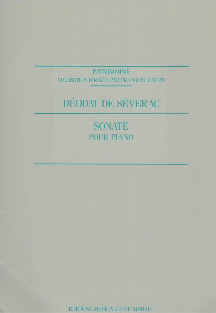 Severac, ed. Guillot – Sonate pour Piano – Piano