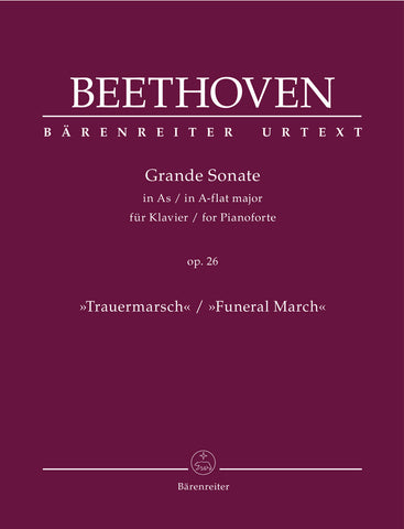 Beethoven, ed. Del Mar – Grande Sonata in A-flat Major, Op. 26 (Funeral March) – Piano