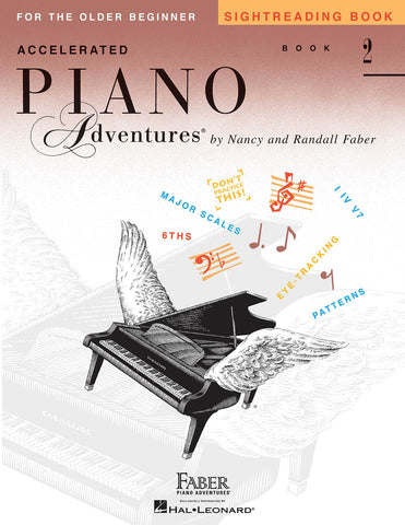 Faber – Accelerated Piano Adventures for the Older Beginner: Sightreading Book 2 – Piano Method