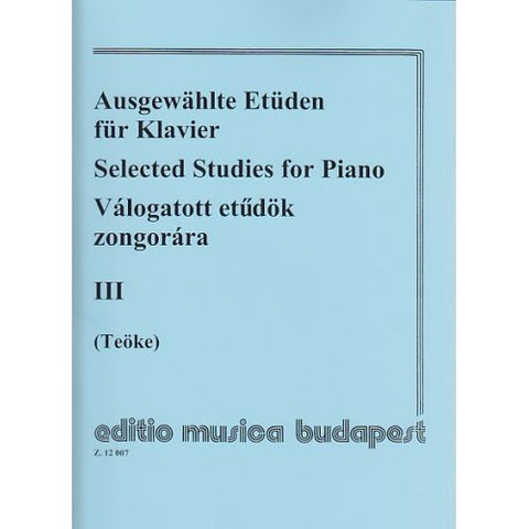 Teoke - Selected Studies for Piano III - Piano Method